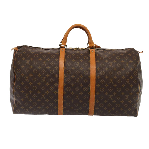 LOUIS VUITTON Monogram Keepall 60 Boston Bag M41422 LV Auth yk14154 - Picture 2 of 16